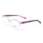 Cat Eye Clear Pink White Frame – Kids tr 10528