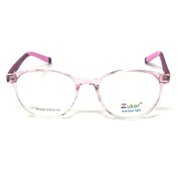 Round Clear White Pink Frame – Kids tr 10532