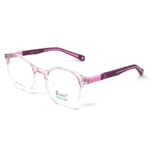 Round Clear Pink White Frame – Kids tr 8526