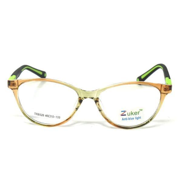 Cat Eye Shine Brown Green Frame – Kids tr 8528