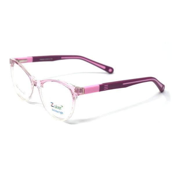 Cat Eye Clear Pink White Frame – Kids tr 8530