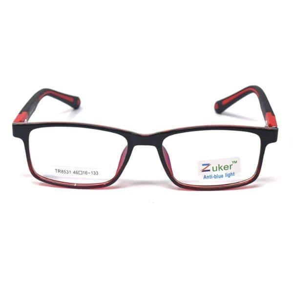 Rectangular Shine Black Red Frame – Kids tr 8531