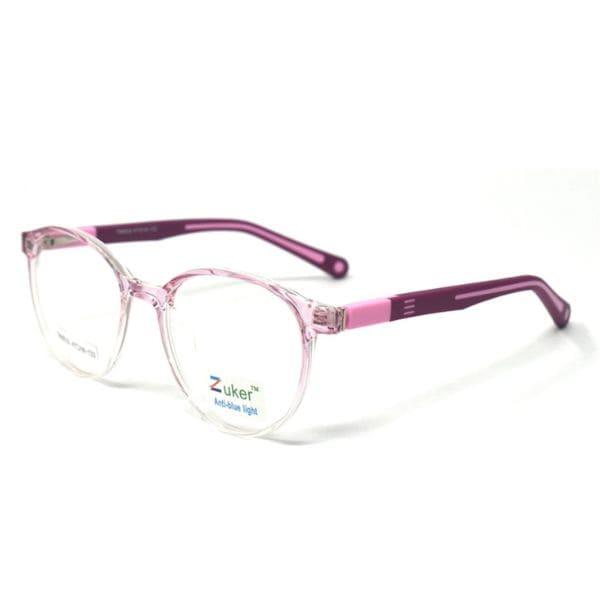 Round Clear White Pink Frame – Kids tr 8532