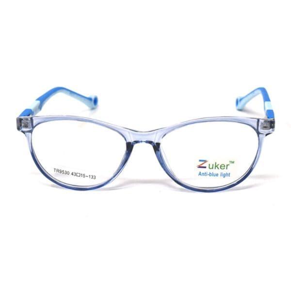 Cat Eye Clear Blue Frame – Kids tr 9530